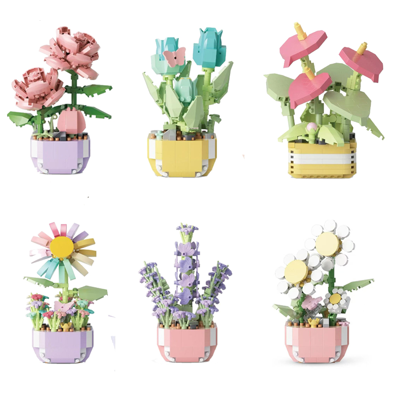 Mini Topf Blumen Baustein Sets – Bonsai Garden Lego Set Bewertung und Preis