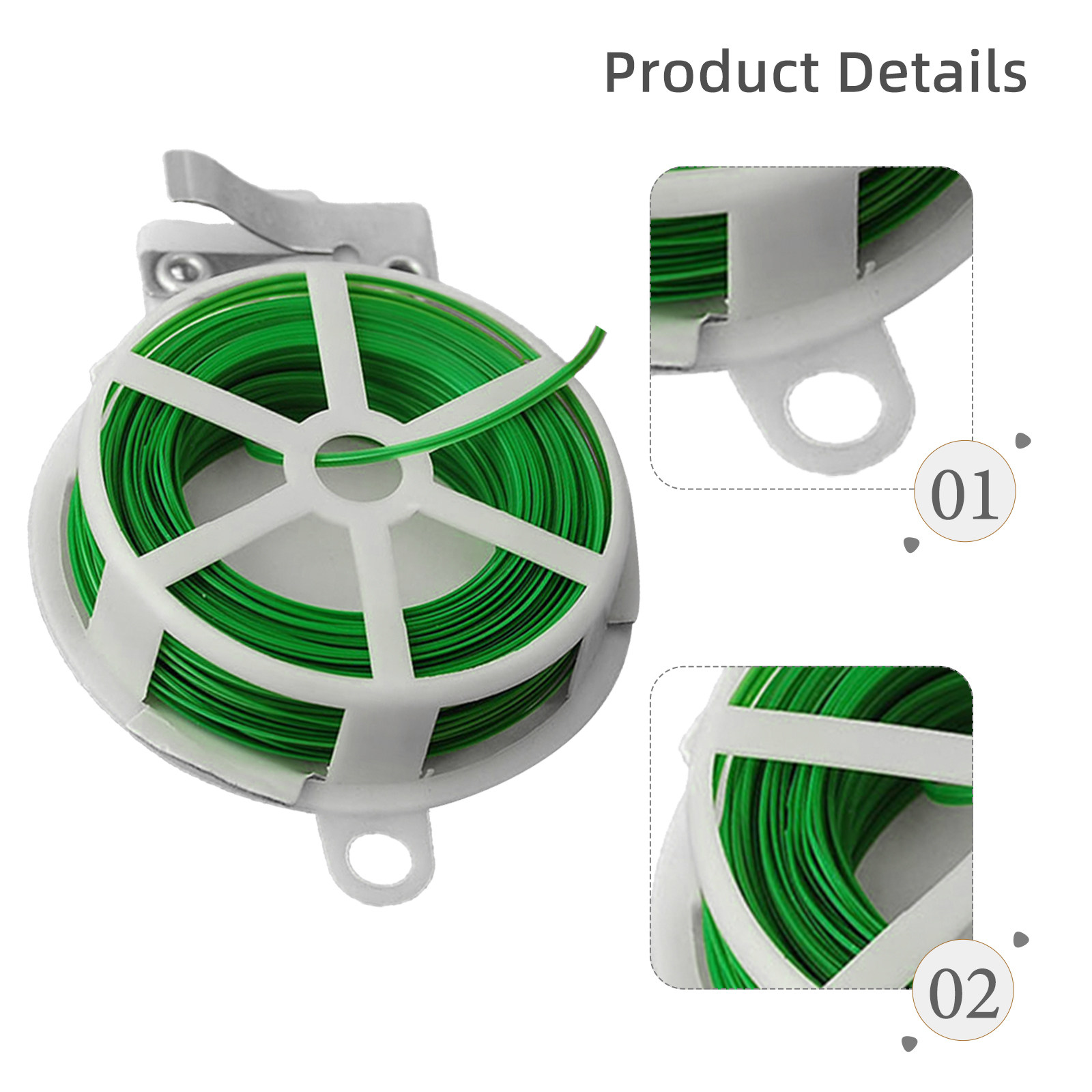 1 Stück Garten-Bindedraht, grü – Bonsai Garden Plants Bewertung und Preis