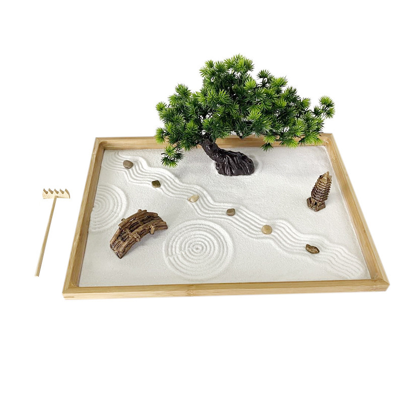 Japanischer Zen-Garten für den – Bonsai Zen Garden Kit Bewertung und Preis